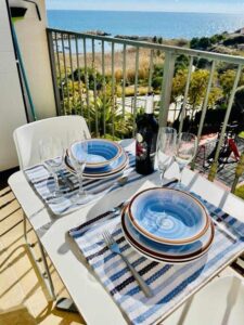 Terraza - en Apartamento Pueblo Acantilado